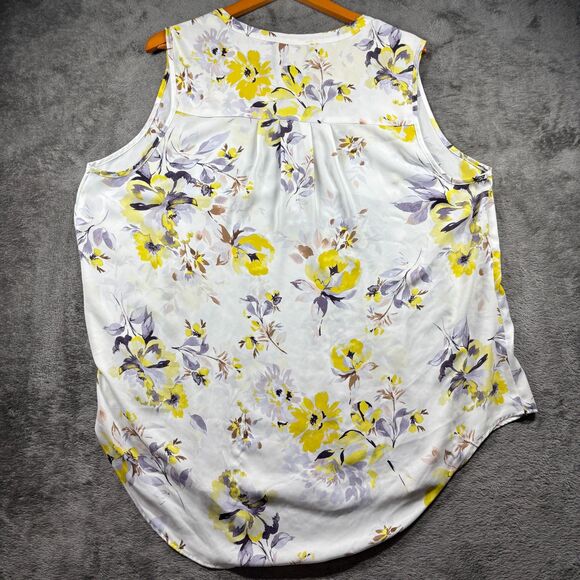 Torrid LOT Sleeveless Tops Tanks Harper Relaxed Fit Plaid Floral Size 2 2X G315 - Picture 11 of 15